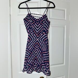 Geometric Mini Dress